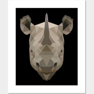 Black rhino Posters and Art